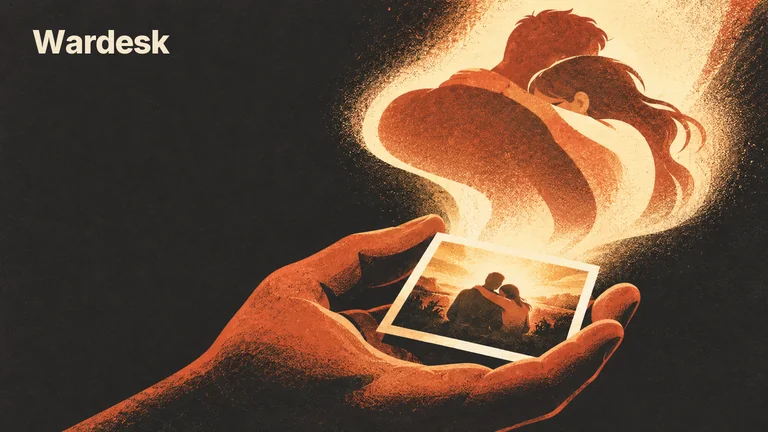 A hand holds a photograph that brings a cherished memory back to life.
